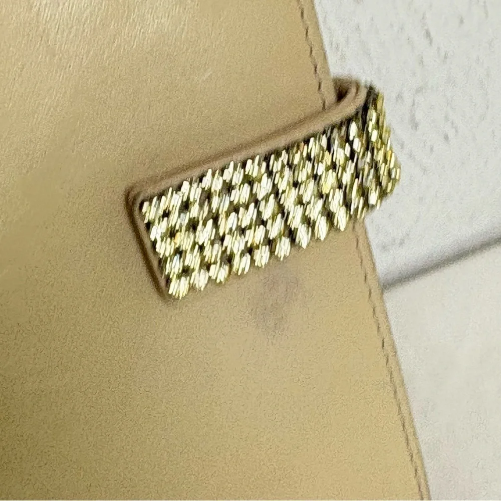 SWAROVSKI Rhinestone Leather Wallet *minor flaws*